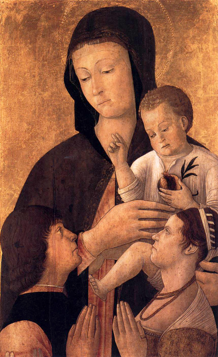 madonna and child with donors